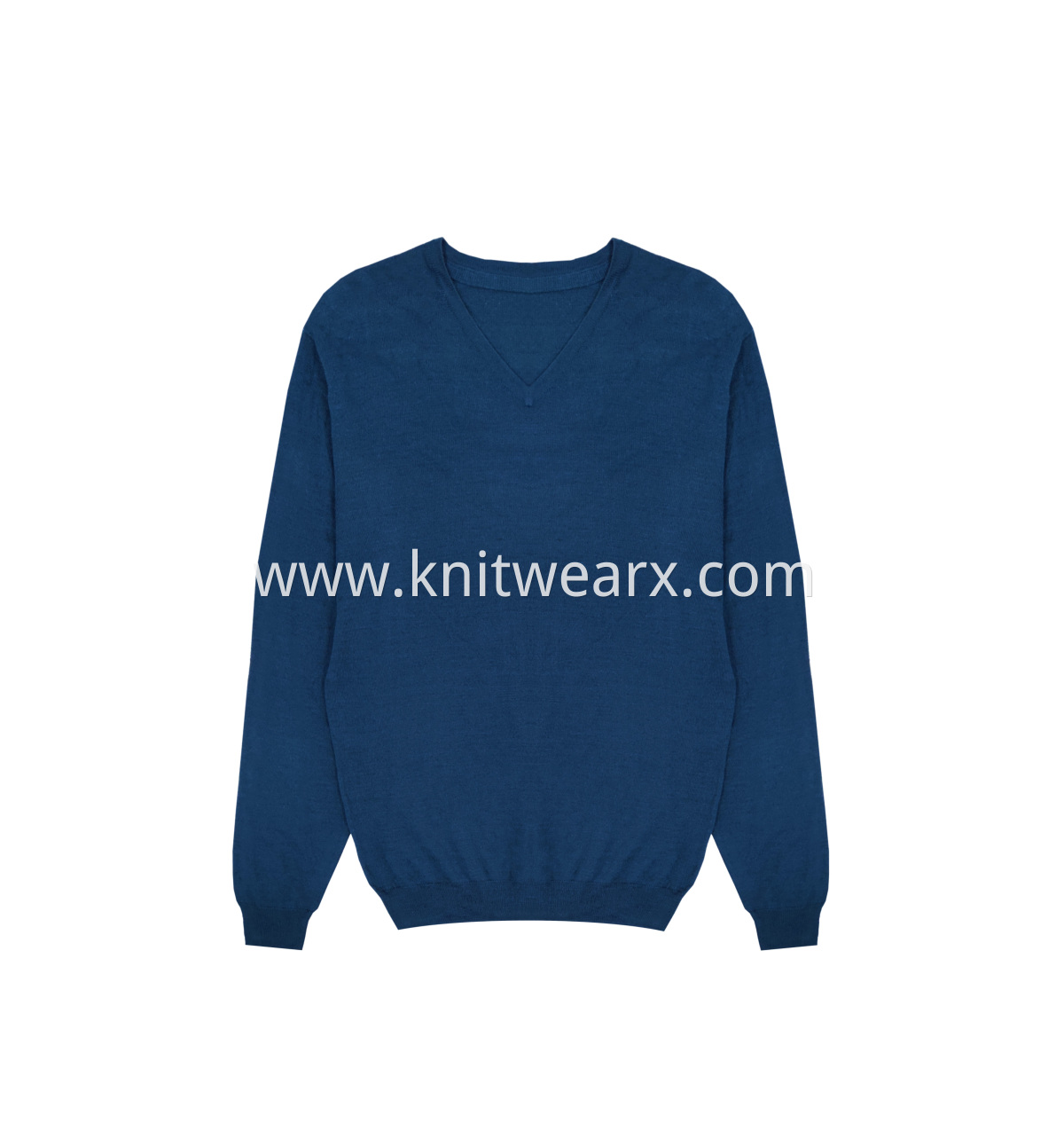 Men's Knitted Lightweight Anti-pilling V-neck Pullover